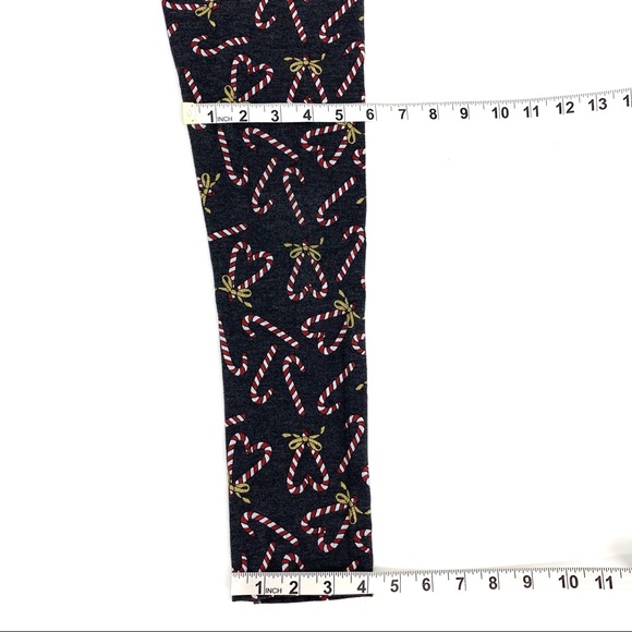 2/$25 Zara Girls Candy Cane Christmas Leggings, 13/14 - Picture 9 of 13